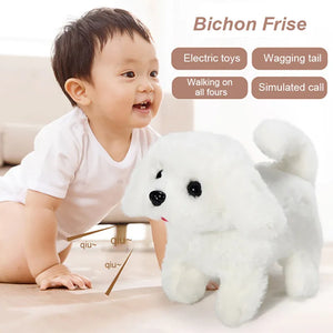 Cute Walking Puppy Plush Toy with Sounds & Movements