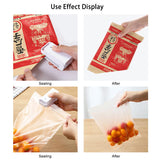 Portable Mini Sealer Home Heat Bag Plastic Food Snacks Bag Sealing Machine Food Packaging Kitchen Storage Bag Clips (random Color)