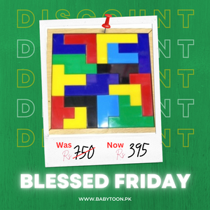 Wooden Square Puzzle – Bricks Game (size 5×5 Inch) Wooden + Acrylic Material - Babytoon