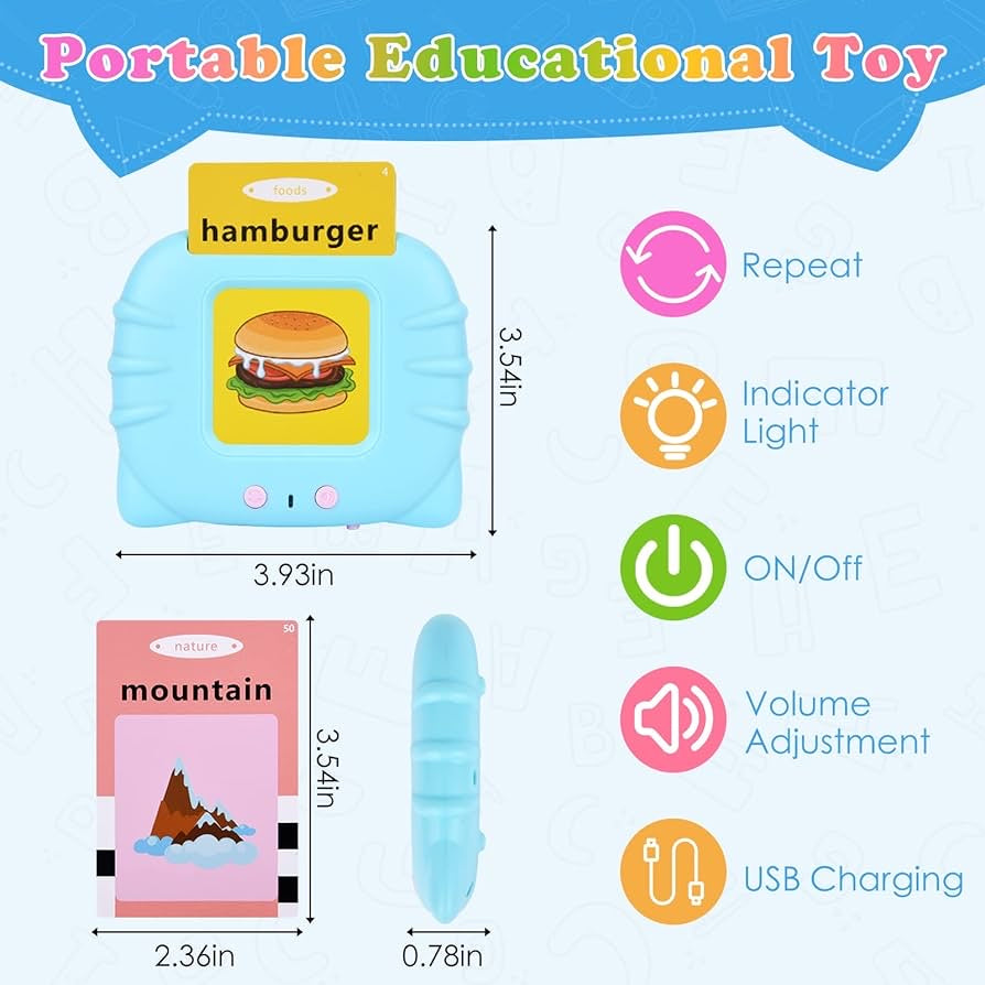 Talking Flash Cards (224 Cards) - Babytoon