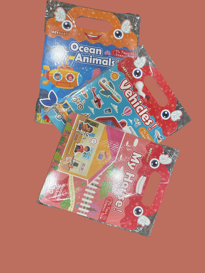 Learning Reusable Stickers -24 Stickers (Random)