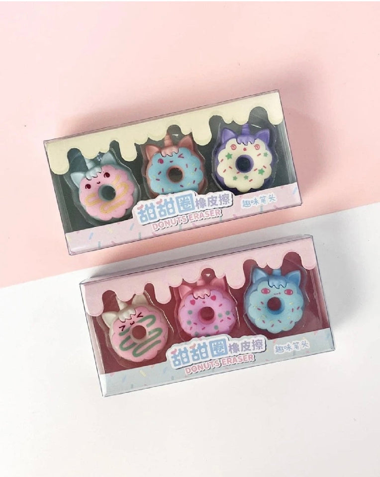 Donut Shaped Erasers - Babytoon