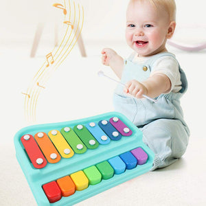 PIANO XYLOPHONE MUSICAL INSTRUMENTS TOY SET FOR KIDS 2 in 1