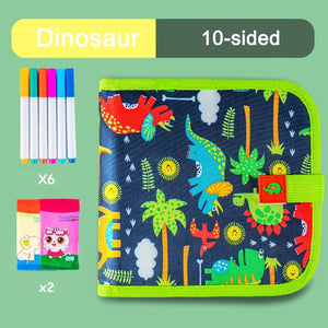 Educational Toy Erasable Doodle Book for Kids Reusable Drawing Pad Book for Kids