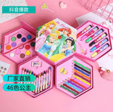 New Disney 46-piece set Children’s Painting Set Frozen Mickey Princess Watercolor Pen Combination Boys and Girls Birthday Gift School Supplies - Babytoon