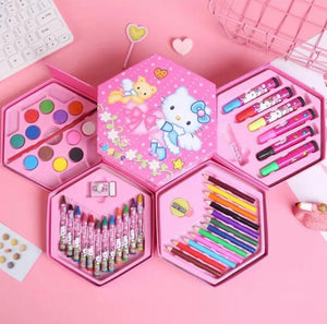 New Disney 46-piece set Children’s Painting Set Frozen Mickey Princess Watercolor Pen Combination Boys and Girls Birthday Gift School Supplies - Babytoon