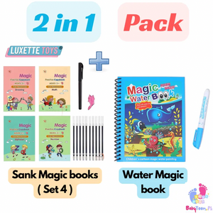 Bundle Deal - 2in1 - Set of 4 Sank Book & 1 Magic Water Book