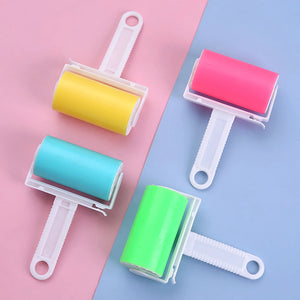 Washable Reusable Gel Lint Roller Lint Remover Sticky Master Lint Roller Pet Hair Remover Cleaning Brush Sticky Roller Portable