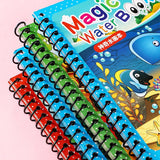 Magical Water Painting Book Toddler Early Education Toys Reusable Magic Drawing Coloring Book for Kids Children Montessori Toys
