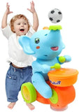 MUSICAL WALKING ELEPHANT DRUMMER TOY - Babytoon