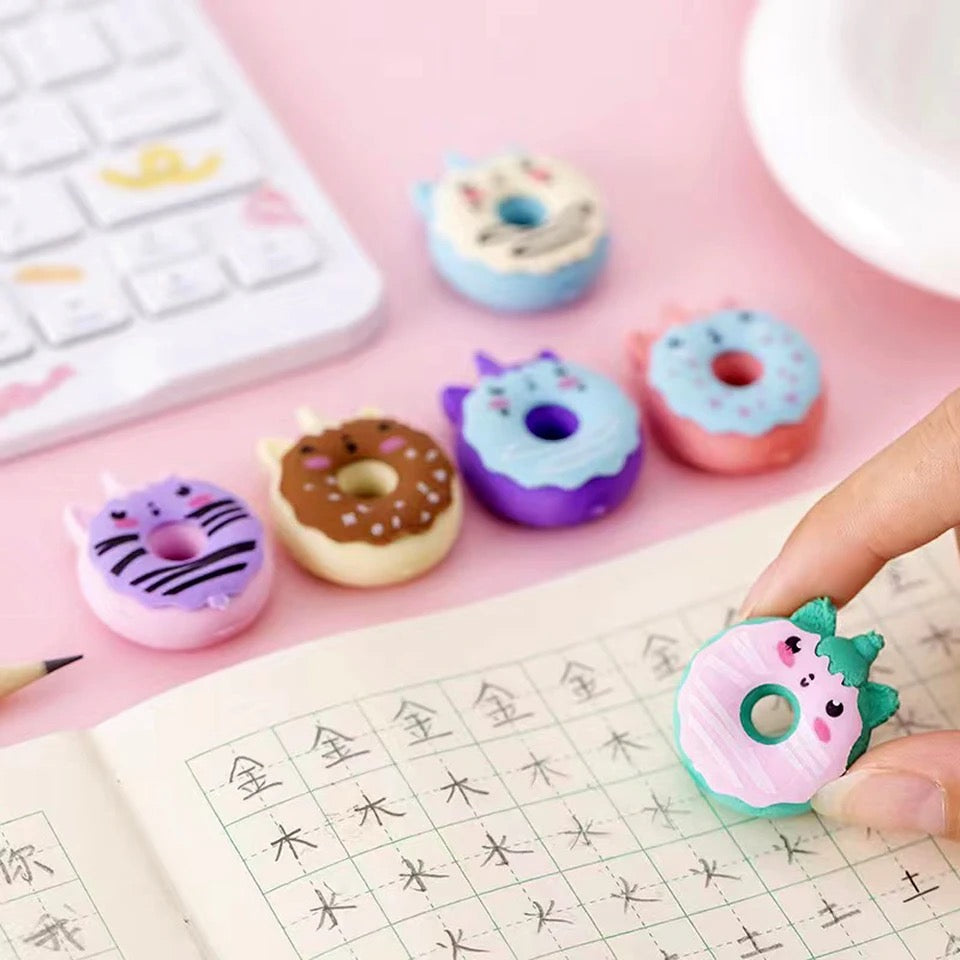 Donut Shaped Erasers - Babytoon