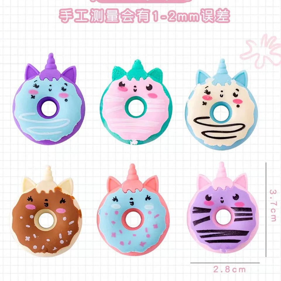 Donut Shaped Erasers - Babytoon
