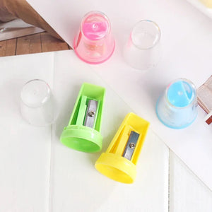 Single hole Pencil Sharpener Creative Stationery Pencil Sharpener Cutter colorful gift prizes Office Supplies (1Pc) - Babytoon