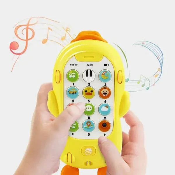 Cartoon Duck Music Phone - Babytoon