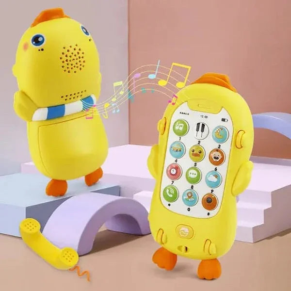 Cartoon Duck Music Phone - Babytoon