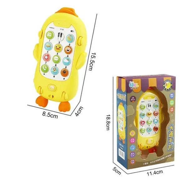 Cartoon Duck Music Phone - Babytoon