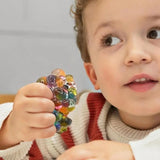 Rainbow Squeeze Ball Stress Relief Grape Balls Relieve Pressure Balls Hand Fidget Toy Rainbow Novelty Squeeze Ball Mesh Colorful - Babytoon