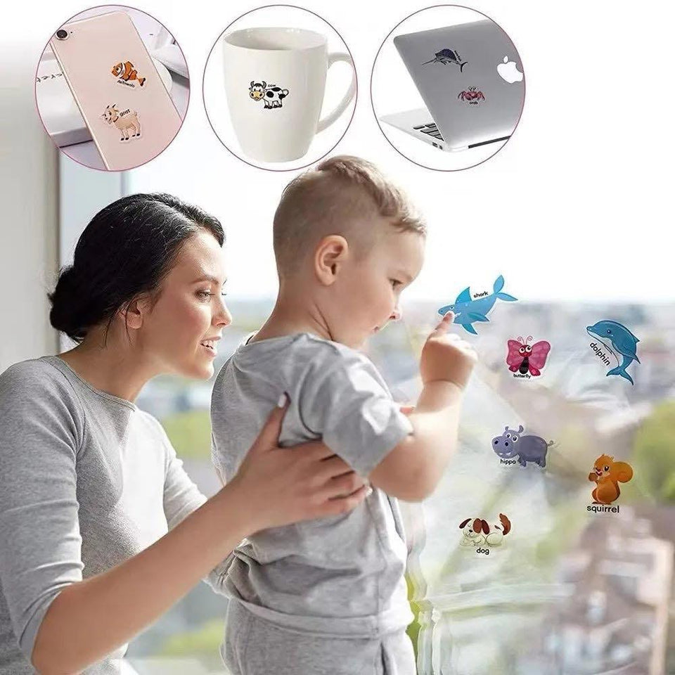 Learning Reusable Stickers -24 Stickers (Random)