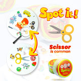 Spot It English Board Game Parent-child Game Intellectual Development Multiplayer Party Puzzle Game - Babytoon