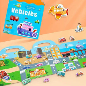 Learning Reusable Stickers -24 Stickers (Random)
