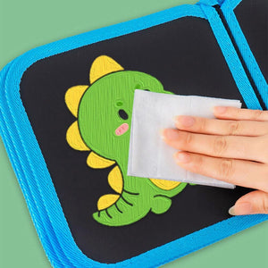 Erasable Waterproof Doodle Activity Drawing Book with 6 Pens