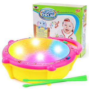 Mini Drum Music Instrument Rattle for Kid Flash Education Baby Girl Boy Toy Child Bed Bell Mobile Cot Newborn Toddler Stroller - Babytoon
