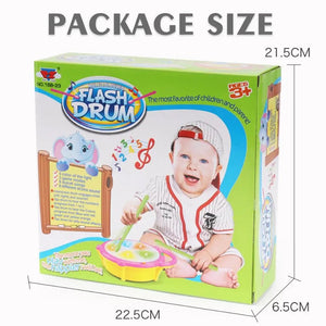 Mini Drum Music Instrument Rattle for Kid Flash Education Baby Girl Boy Toy Child Bed Bell Mobile Cot Newborn Toddler Stroller - Babytoon