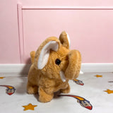 Cute Walking Elephant Plush Toy with Sounds & Movements
