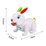 Rabbit Glowing Toy Electric Walking Dance Music Rabbit Toy