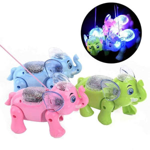 Elephant Toy Ground Walking & Musical Sound