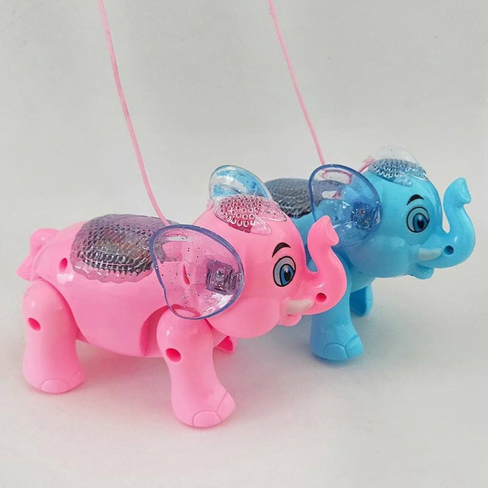 Elephant Toy Ground Walking & Musical Sound