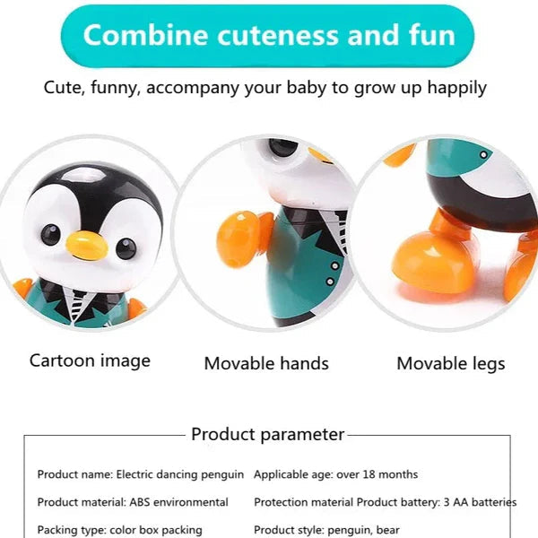 LIGHTNING & MUSICAL DANCING PENGUIN TOY