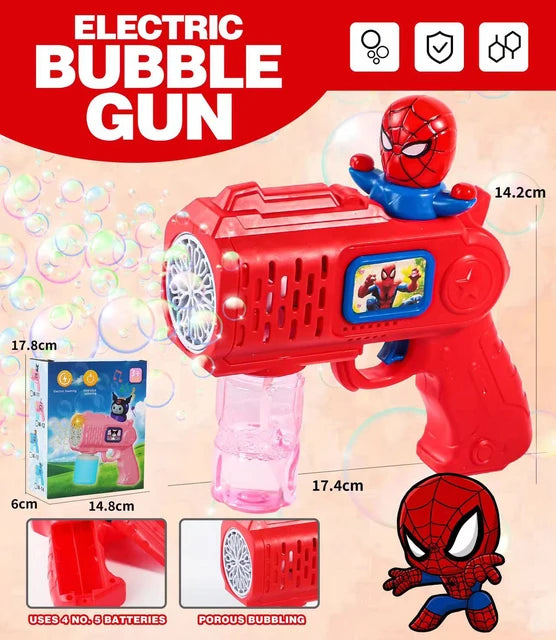 Spiderman Automatic Bubble Gun
