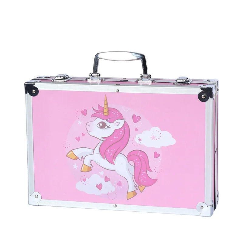 Children's Stationery Color Pen Gift Box 145 Pieces Of Double-Layer Painting Set Brush Watercolor Pen Color School Season - Babytoon