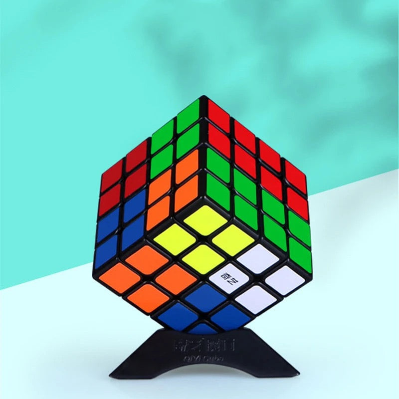 4x4 Stickerless Black Magic Cube Speed Puzzle - Babytoon