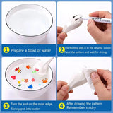 Magical Water 7 Painting Colorful Markers Floating Ink+Spoon - Babytoon