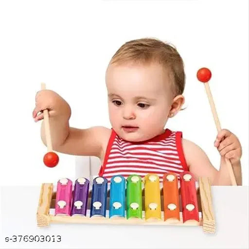 Colorful 8 Tones Hand Knock Musical Instrument Xylophone - Babytoon