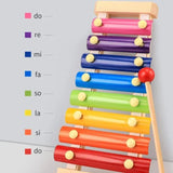 Colorful 8 Tones Hand Knock Musical Instrument Xylophone - Babytoon