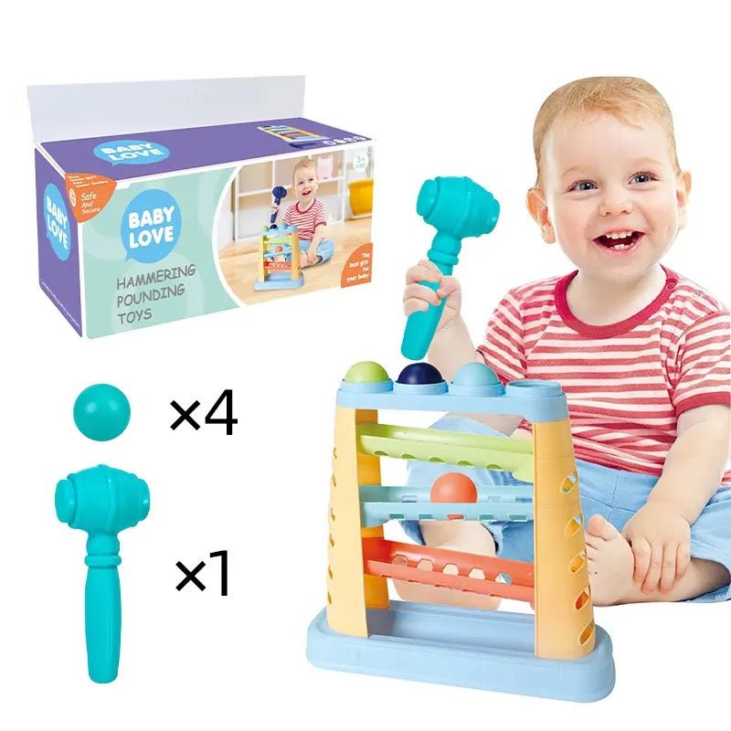 Pounding Hammer & Roll the Ball Set - Babytoon