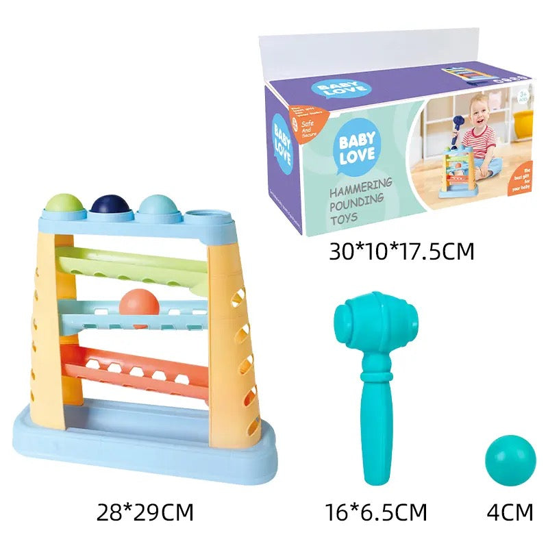 Pounding Hammer & Roll the Ball Set - Babytoon