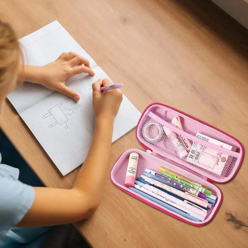 Cartoon 3D Pencil Box Children's Gift for Boys and Girls Large Capacity Study Pencil Bag Stationery Box - Babytoon