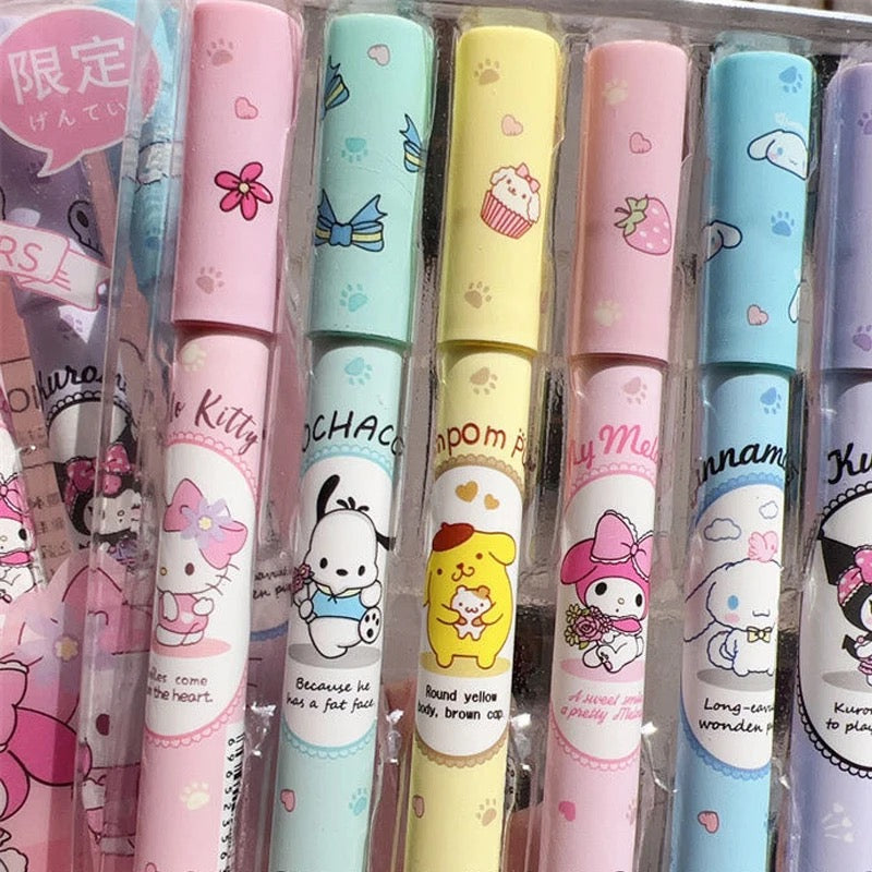 Set Double Heads Highlighter Pens Scented DIY Marker Pen Cute School Office Supplies (6 Pcs) - Babytoon