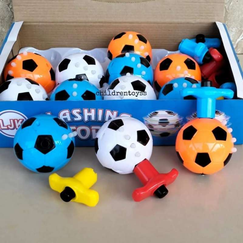 Flashing Football Gyro Top - Babytoon