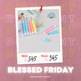 Pencil Shaped Cute Pastel Color Marker Highlighter Pens for Kids and Adults Stationery Fancy (6PCS) - Babytoon