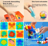 Water Elf Set Ocean – Handmade Water Toys - Magic Water Toy Kit – Shape Mold Handmade Water Elves Toy, Marine Life Creature Toys For Kids 6 Colours Pack - Babytoon
