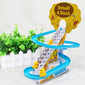 Small Duck Climbing Stairs Toy For Kids (7Ducks)