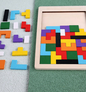 Wooden Puzzle Cubes Children’s Early Education Educational Fun Cognitive Games Early Childhood Development Intellectual Toys - Babytoon