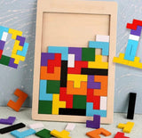 Wooden Puzzle Cubes Children’s Early Education Educational Fun Cognitive Games Early Childhood Development Intellectual Toys - Babytoon