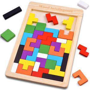 Wooden Puzzle Cubes Children’s Early Education Educational Fun Cognitive Games Early Childhood Development Intellectual Toys - Babytoon