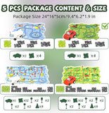 5PCS Puzzle Track Car Play Set / Diy Building Block Train Rail Car Toy Puzzle Race Track (random Design ) - Babytoon